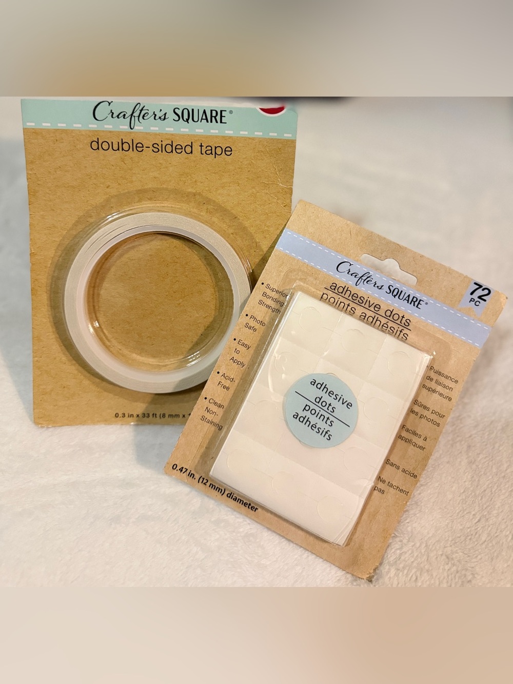 Crafter's Square White Double-Sided Tape & Adhesive Dots